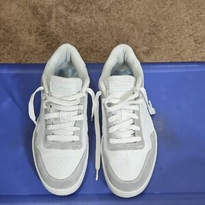 Reebok Classic White and Gray Shoes